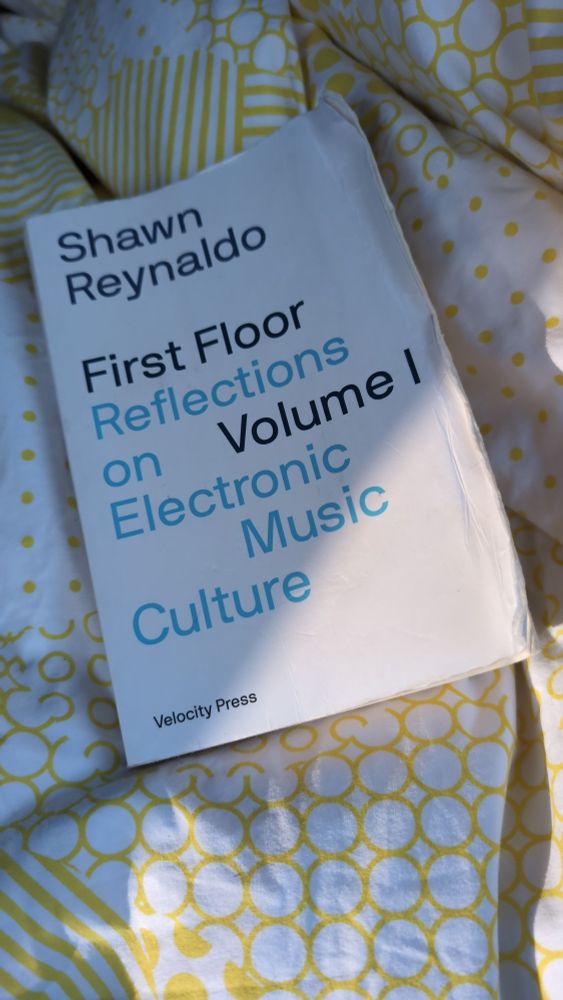 Cover of Shawn Reynaldo's book, First Floor Vol. 1: Reflections on Electronic Music Culture.