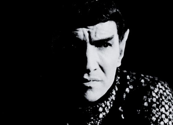 Mark Lenard in TOS ''Balance of Terror'' black and white image