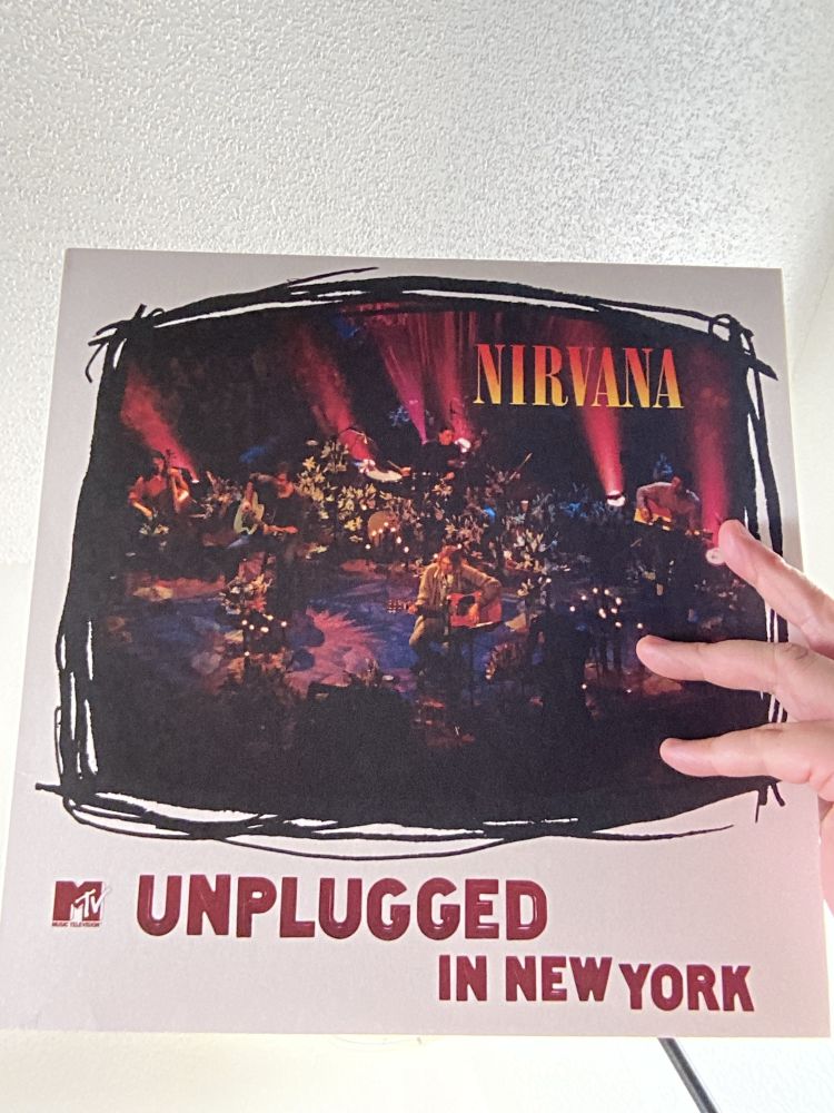 The cover for Nirvana’s Unplugged in New York