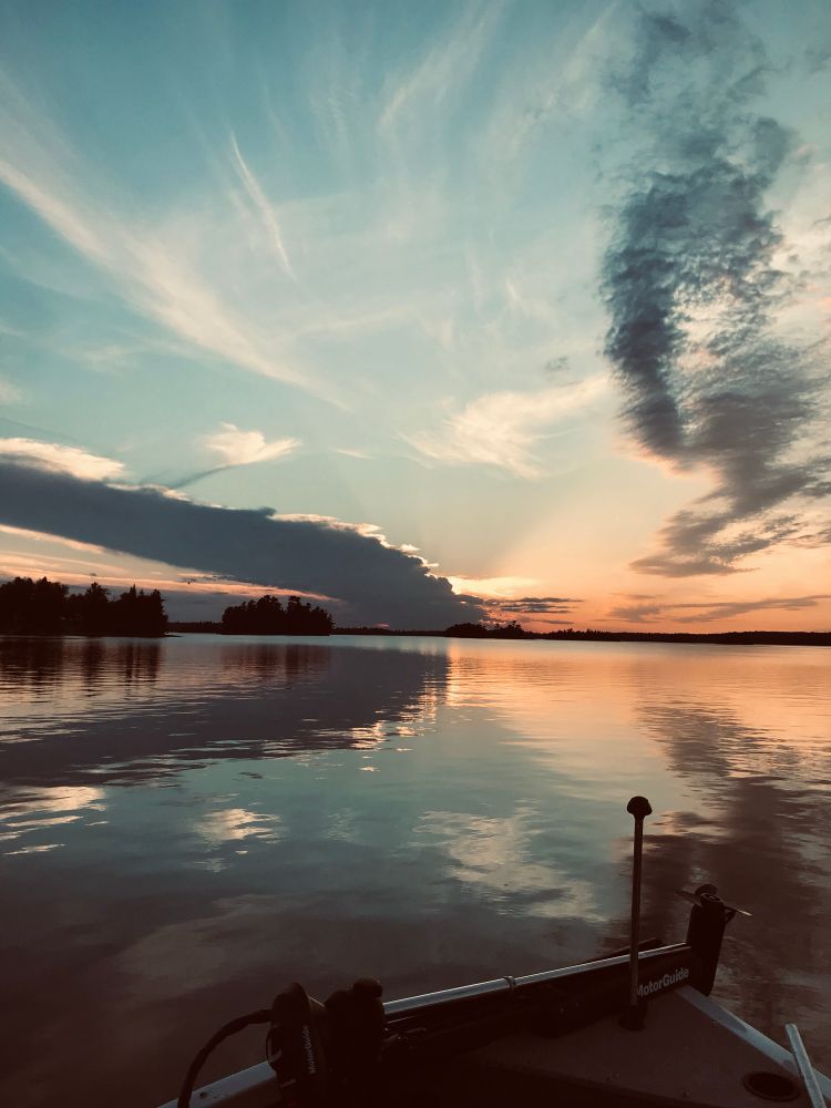 Sky over Lake of the Woods.