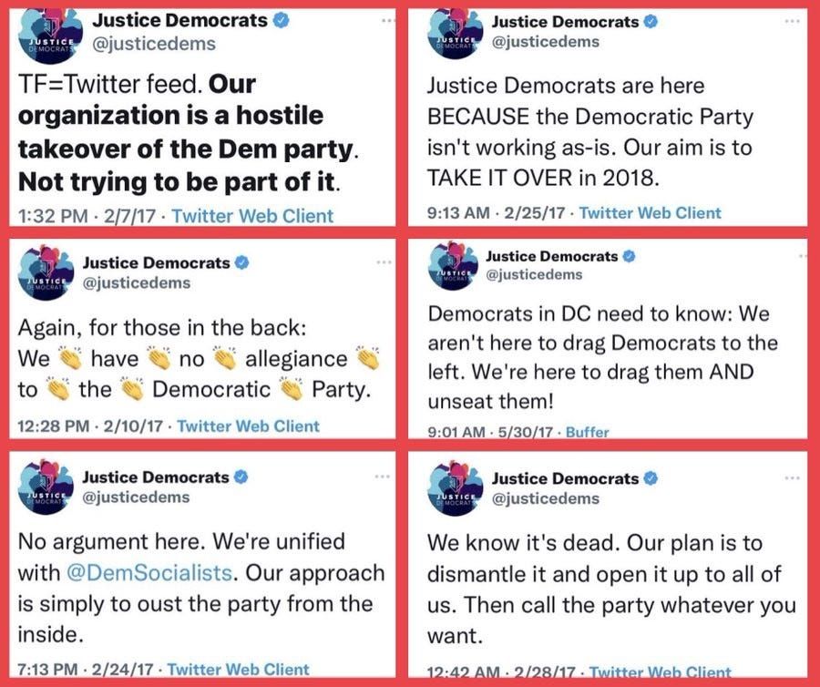 "Our approach is simply to oust the party from the inside"
-DSA