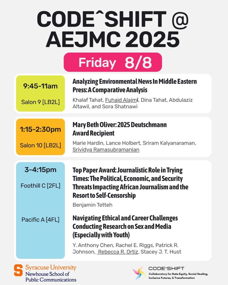 Friday schedule
