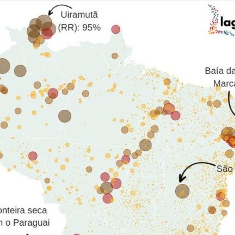 Lagom Data on Instagram: "O IBGE publicou hoje os primeiros resultados do Censo Indígena. Este mapa...