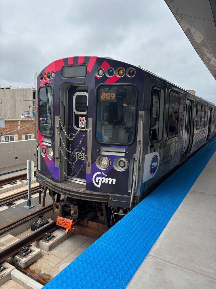 CTA RPM wrap on a CTA southbound train at argyle