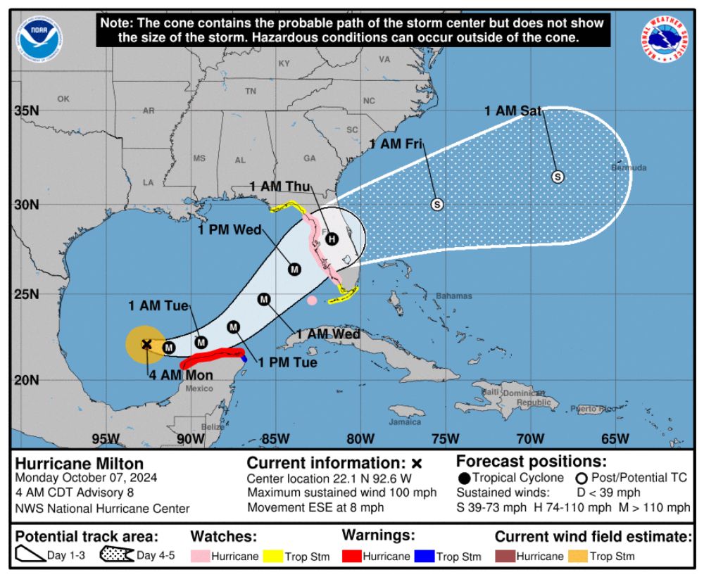 Possible major hurricane heading toward Tampa Bay - Lawyers, Guns & Money