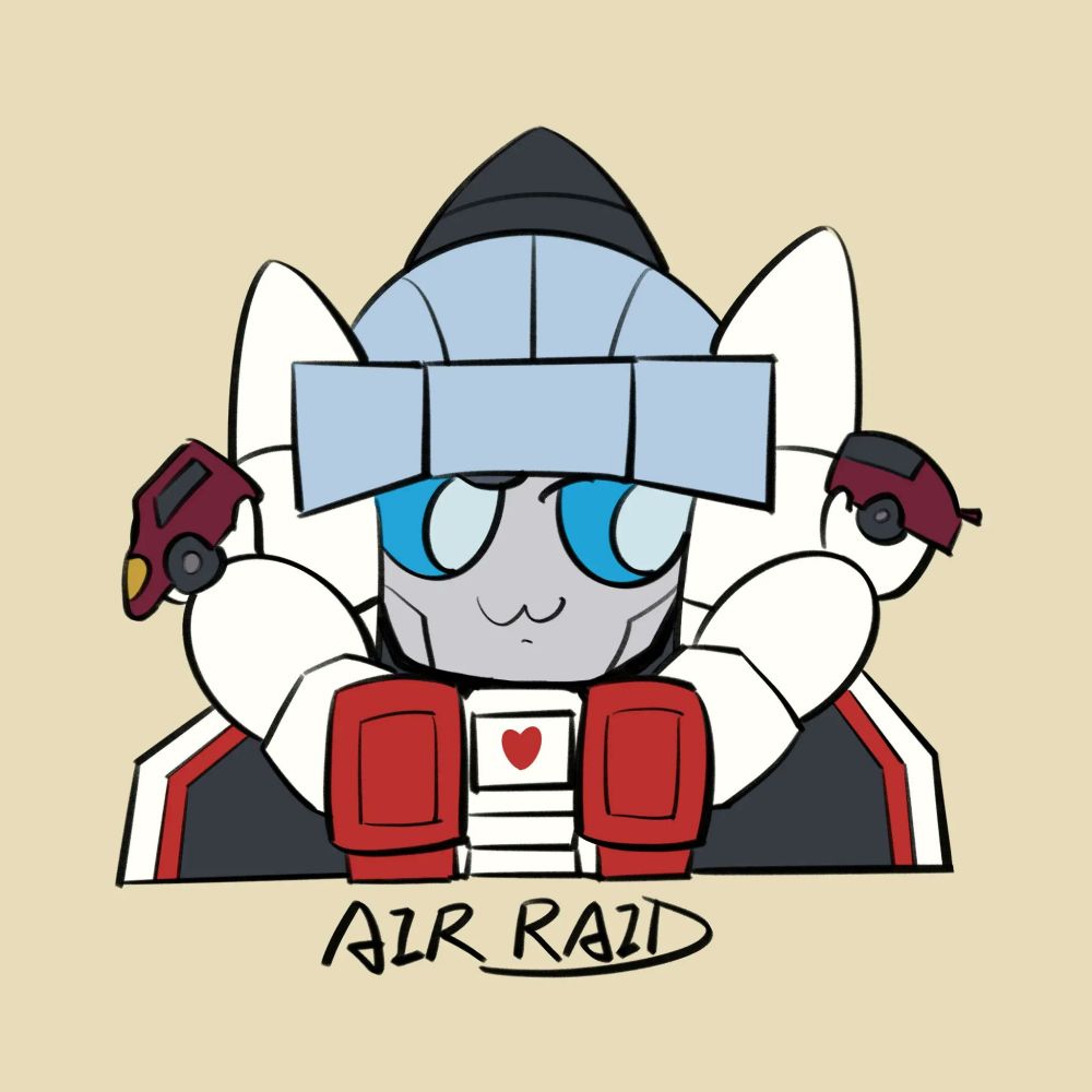 Air Raid taking Dead End half by half in each hand like the toy