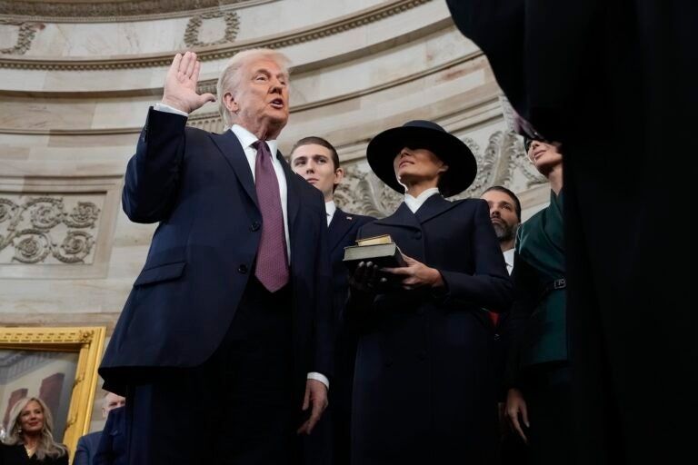 Trump swearing in 01/20/25
