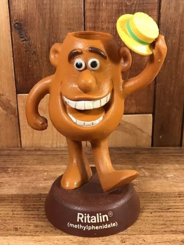 "Ritalin Man" advertising figure, 1970s