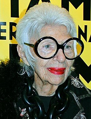 Iris Apfel (1921-2024), American fashion designer