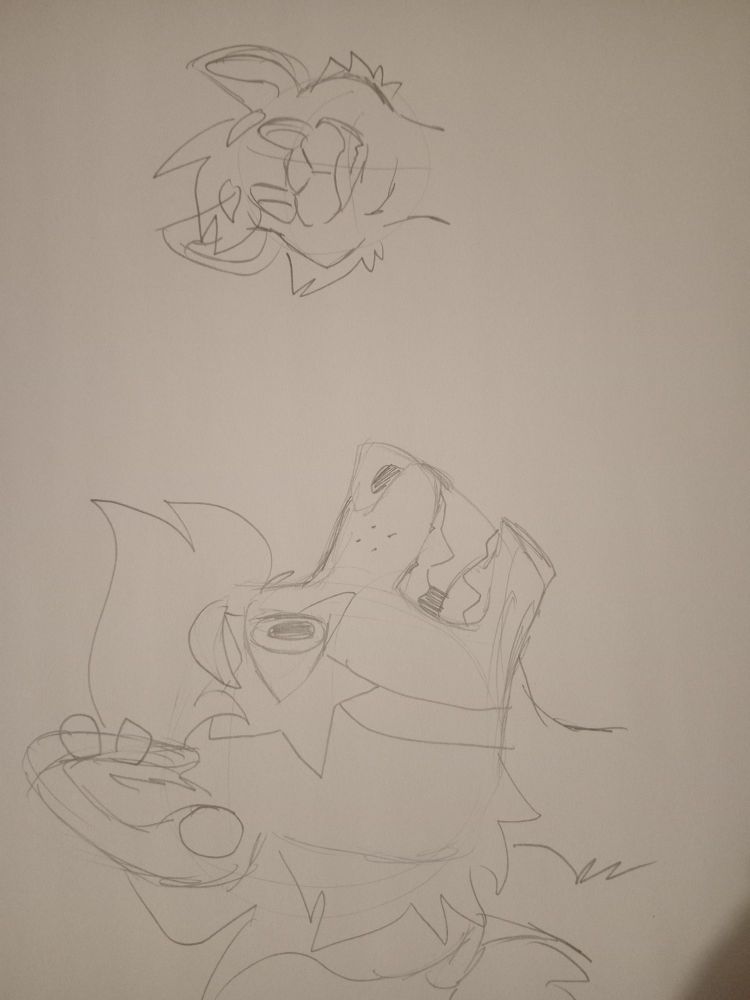 A side profile of toji looking shocked