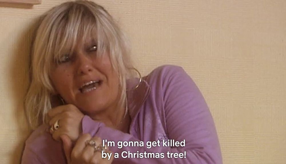 jackie tyler saying I'm gonna get killed by a christmas tree