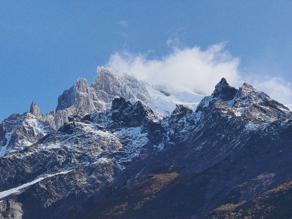 snowy mountaintop
