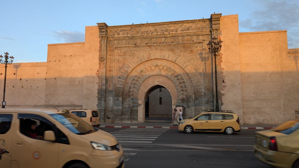 Bab Agnaou, Kasbah of Marrakesh, Morocco.