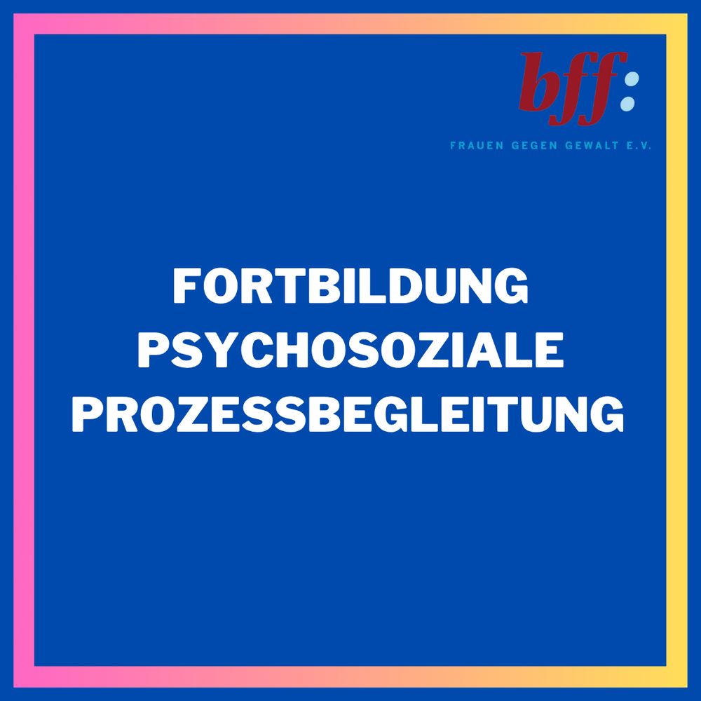 Fortbildung Psychosoziale Prozessbegleitung