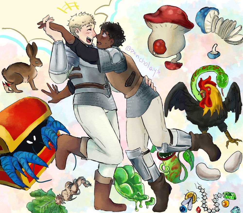 Kabru and laios being gay