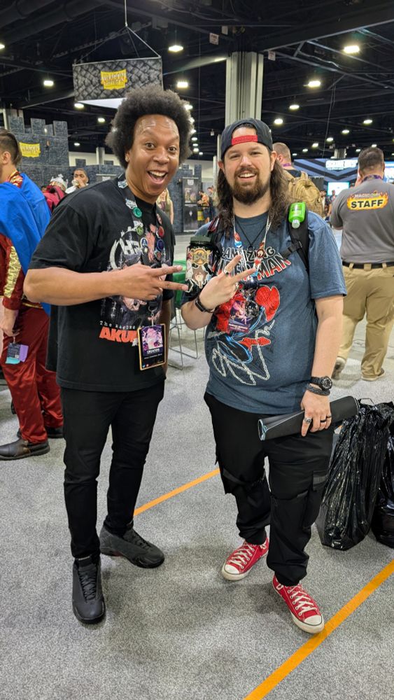Me and Joe Johnson aka Blackneto from Tabletop Jocks