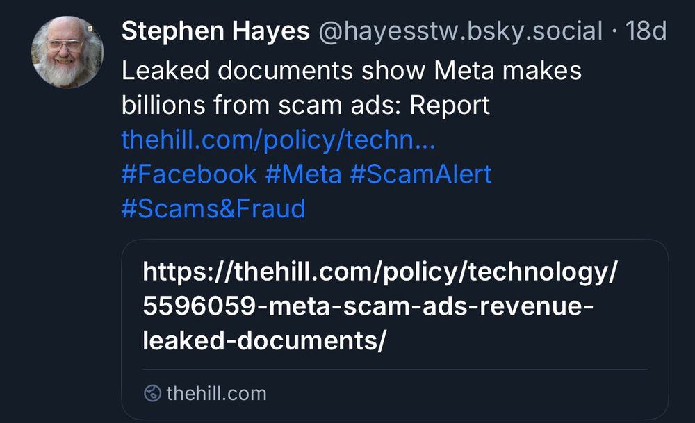 Leaked document shows Meta makes billions from scam ads: Report from the hill.com