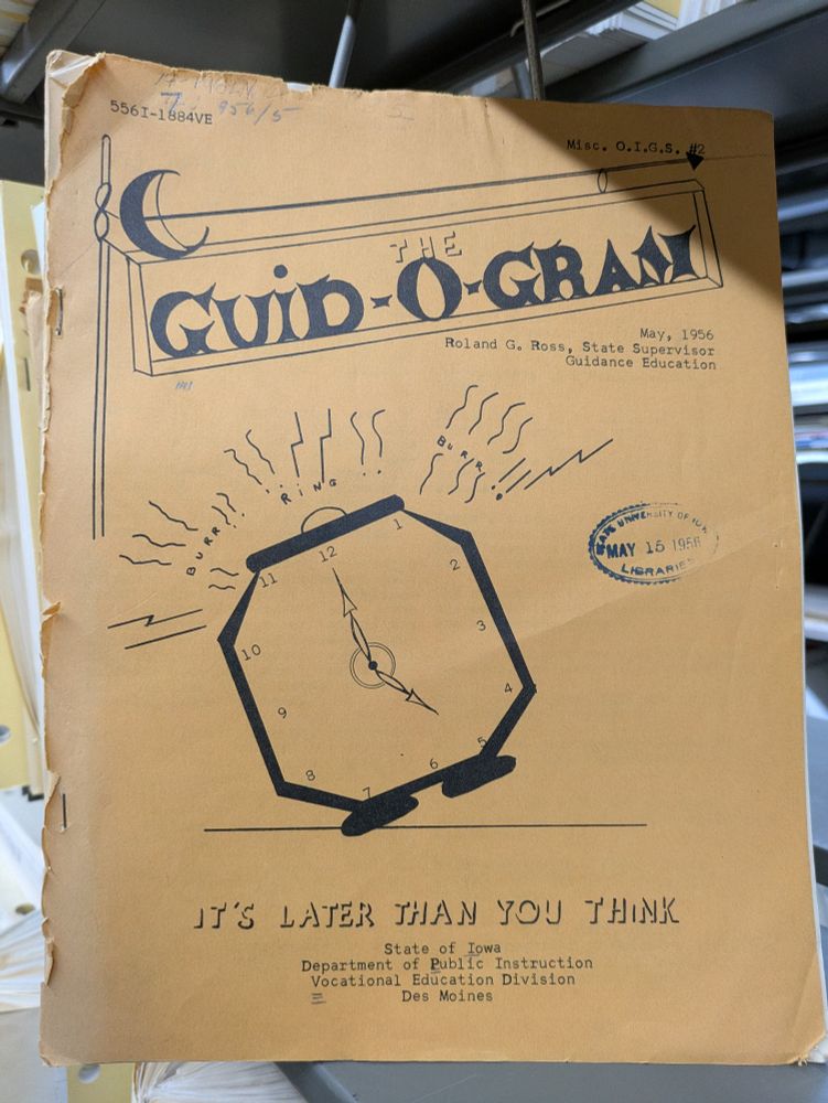 State government pamphlet with the title Guid-o-gram