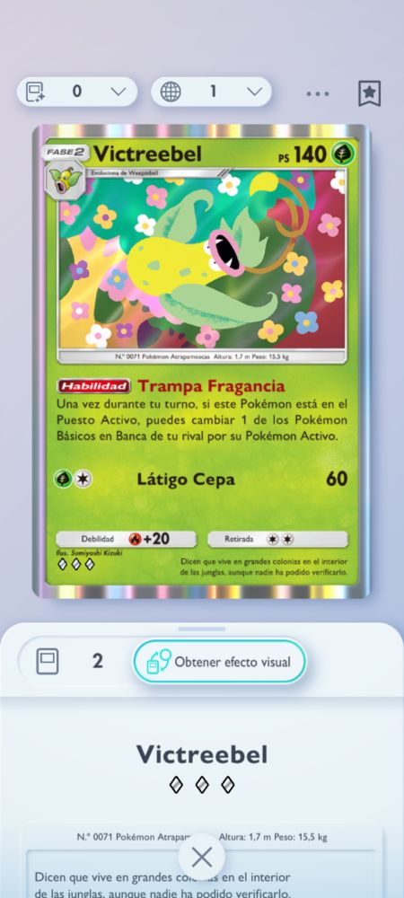 Victreebel por los colores