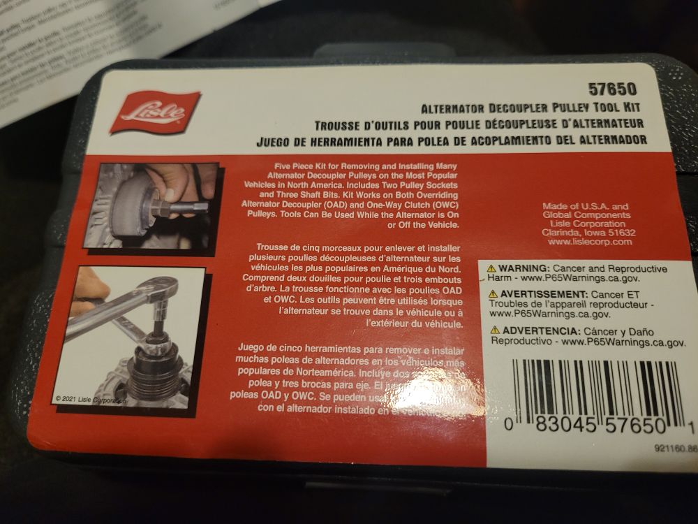 Company is Lisle, item number is 57850, made in the USA