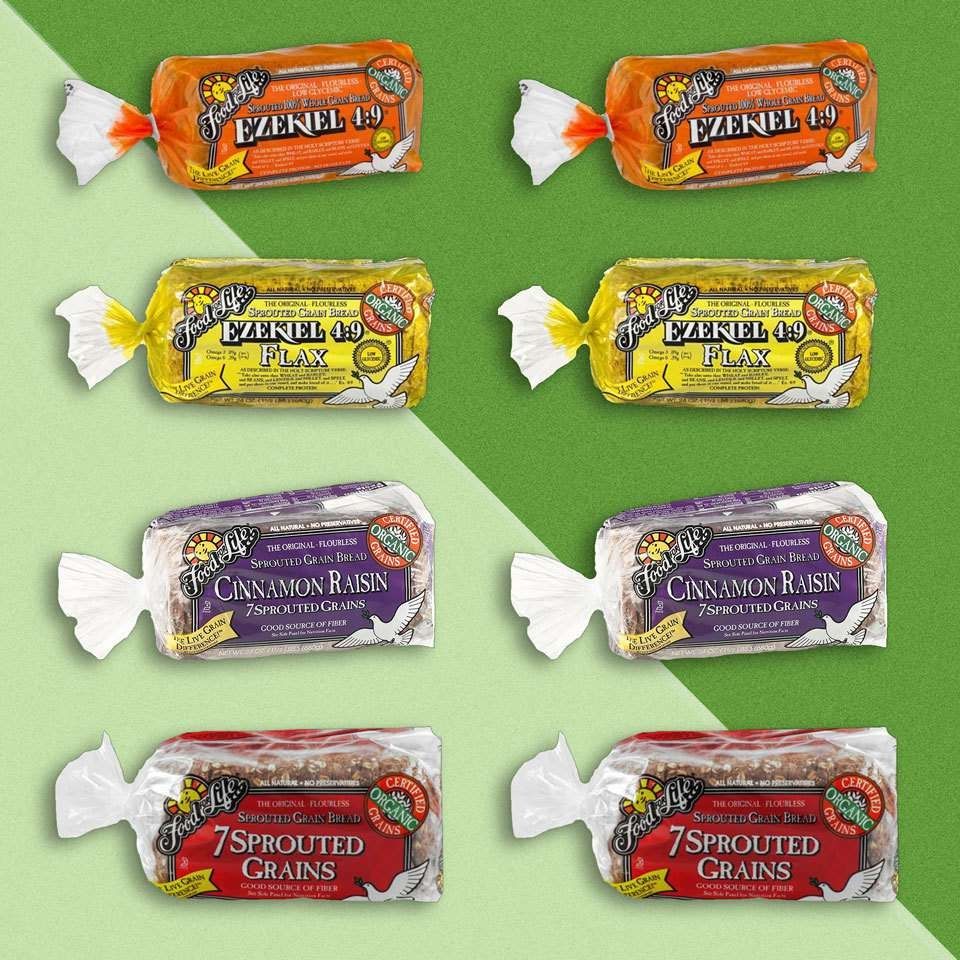 A wide variety of Ezekiel breads 