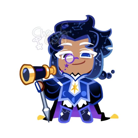 a sprite edit of Elderberry Cookie, a character from CookieRun Ovenbreak.