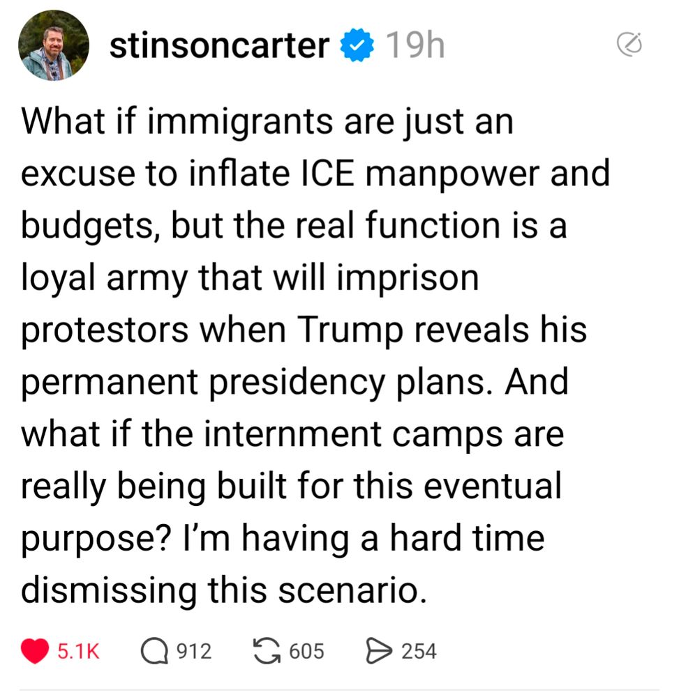 ICE agents and prison camps might be used to keep Trump in power 