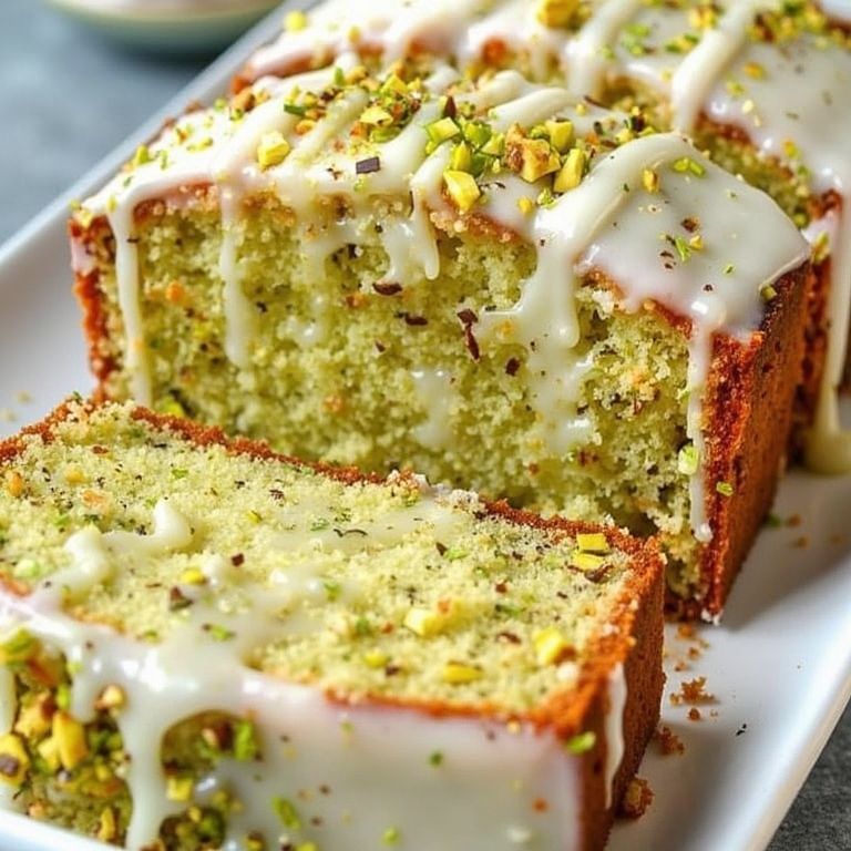 🍋🌰 Pistachio Lemon Breakfast Bread 🌰🍋

**Ingredients:**
- 1 1/2 cups all-purpose flour
- 1 cup shelled pistachios, finely chopped
- 1 cup granulated sugar
- 1 teaspoon baking powder
- 1/2 teaspoon baking soda
- 1/2 teaspoon salt
- 3 large eggs
- 1/2 cup vegetable oil
- 1/2 cup plain yogurt
- 1/4 cup milk
- 1 teaspoon vanilla extract
- Zest of 1 lemon
- Green food coloring (optional)

**Directions:**

1. Preheat your oven to a cozy 350°F (175°C) and give your loaf pan a loving coat of grease and flour so your bread slides right out after baking.
   
2. In a spacious bowl, whisk together the flour, finely chopped pistachios, sugar, baking powder, baking soda, and salt. The aroma will start to hint at the deliciousness to come!

3. In a separate bowl, beat those eggs until they’re fluffy, then add in the vegetable oil, yogurt, milk, vanilla extract, and the vibrant zest of one lemon. Mix it all together until it’s well combined and sings with flavor.

4. Gently pour the wet mixture into the dry ingredients, stirring just until everything is combined. It's okay if there are a few lumps; we want to keep it light and airy!

5. Now, pour that luscious batter into your prepared loaf pan, smoothing the top with a spatula, and get ready to bake!

6. Pop it in the oven and let it bake for 50-60 minutes. You’ll know it’s ready when a toothpick inserted into the center comes out clean. Your kitchen will smell heavenly!

7. Once baked, let your loaf cool in the pan for about 10 minutes before transferring it to a wire rack to cool completely. Patience is key here!

8. For a sweet finishing touch, whisk together 1 cup of powdered sugar and 2 tablespoons of lemon juice until smooth. Drizzle this heavenly glaze over your cooled loaf and sprinkle with extra chopped pistachios for that delightful crunch.

Enjoy a slice of this Pistachio Lemon Breakfast Bread with your morning coffee or tea—it’s pure bliss! 🌼✨ 

