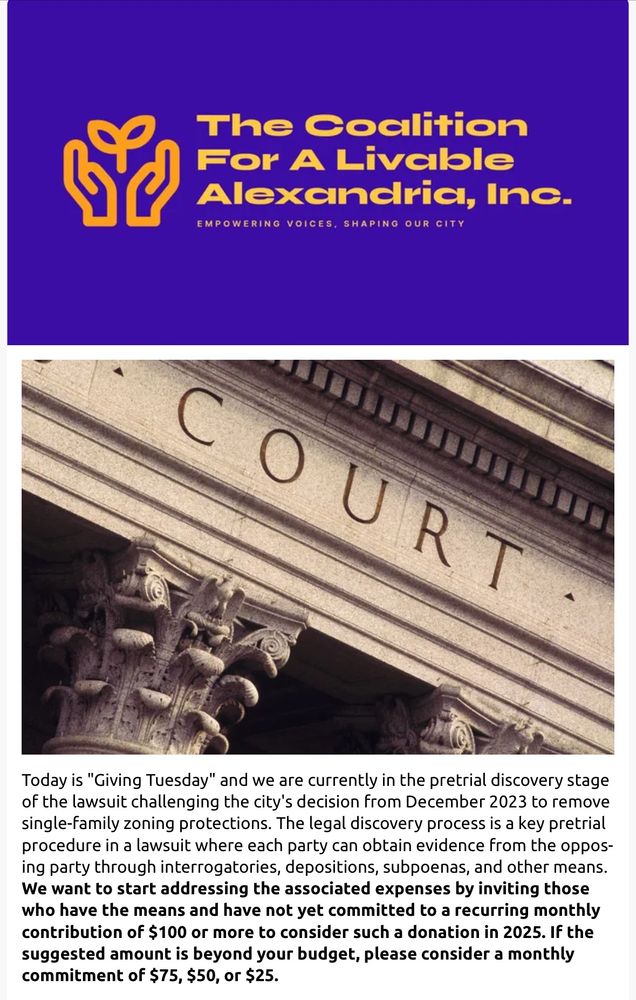 Excerpt from CLA’s mass email this afternoon asking for donations under the “Giving Tuesday” moniker. 