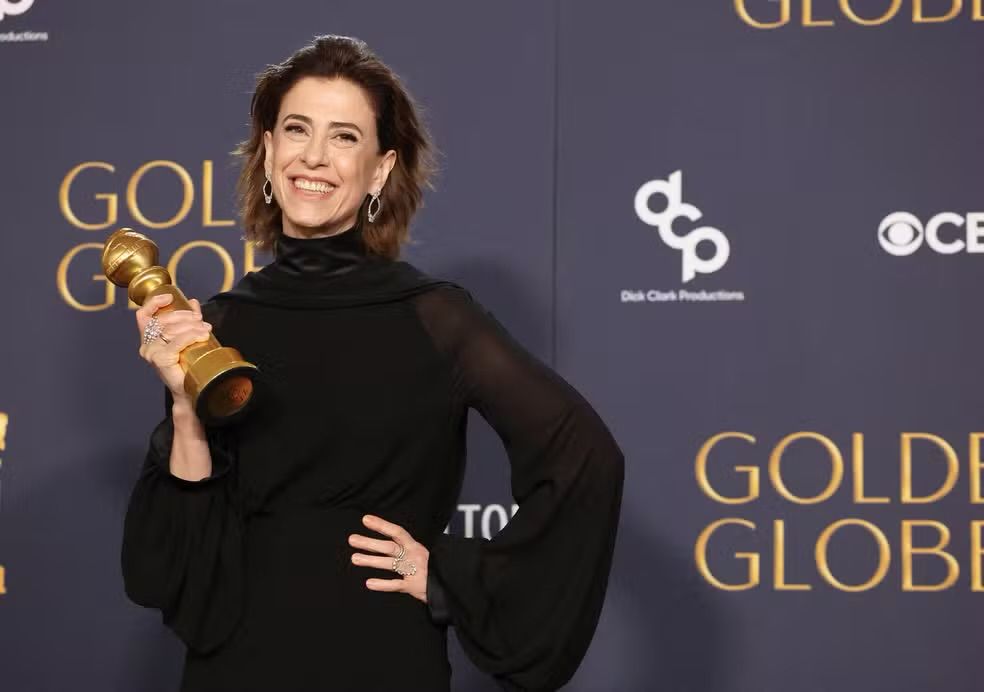 Fernanda Torres vence Globo de Ouro de 'Melhor Atriz de Drama' pelo filme Ainda Estou Aqui — Foto: Reuters