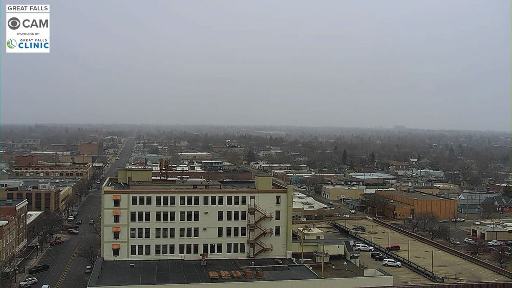 The current view of Downtown Great Falls at Great Falls, Montana.

2025-11-19 09:44AM
