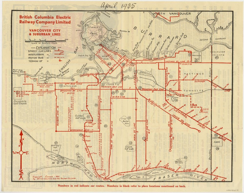 Map of 1923 BCER city and suburban lines from https://searcharchives.vancouver.ca/vancouver-city-and-suburban-lines-3