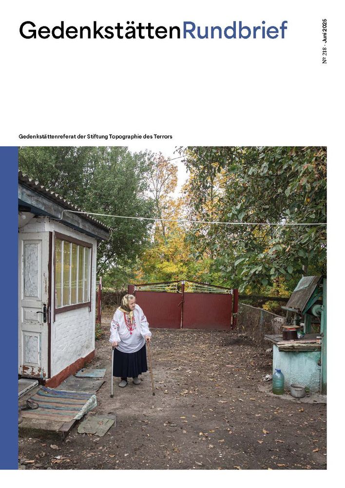 Coverbild der Zeitschrift GedenkstättenRundbriefs Nr. 218 (Juni 2025)