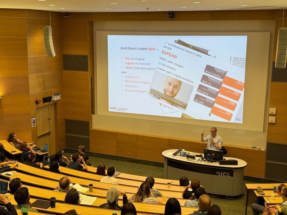 Enabling Multimodal Health Research at
Scale: The SAFEHR Initiative at UCLH/UCL presented by Steve Harris