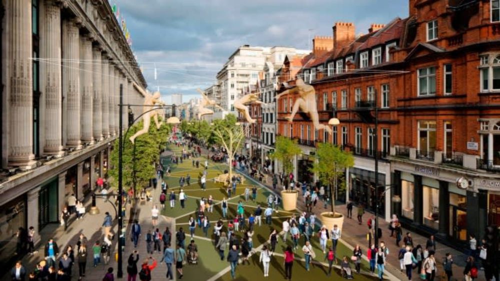 London’s mayor announces plan to pedestrianise Oxford Street