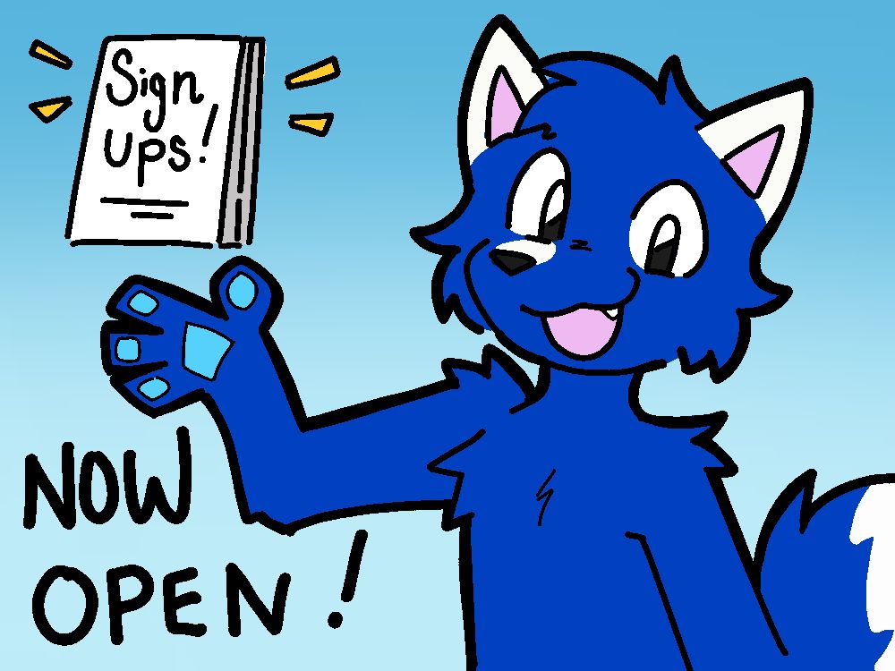 Papabarks Mascot PB says sign ups are now OPEN!