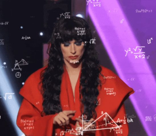 Our queen, Nicole Paige Brooks from Atlanta Georgia, doing maths