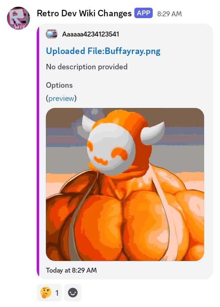 Buff ayray on Retro Dev Wiki logs