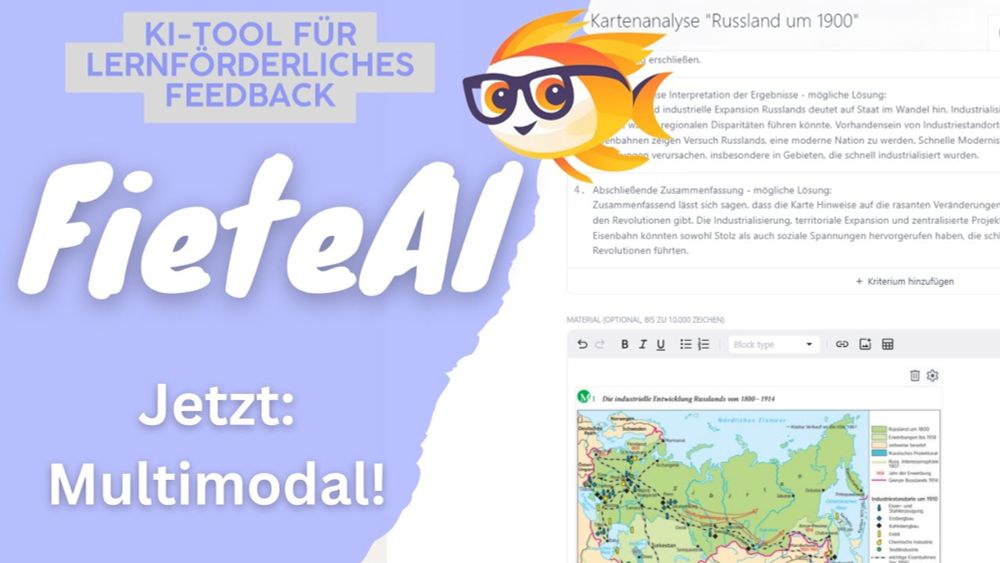 FieteAI jetzt multimodal: KI-Feedback auch für Karikaturen, Karten, Diagramme und andere Abbildungen