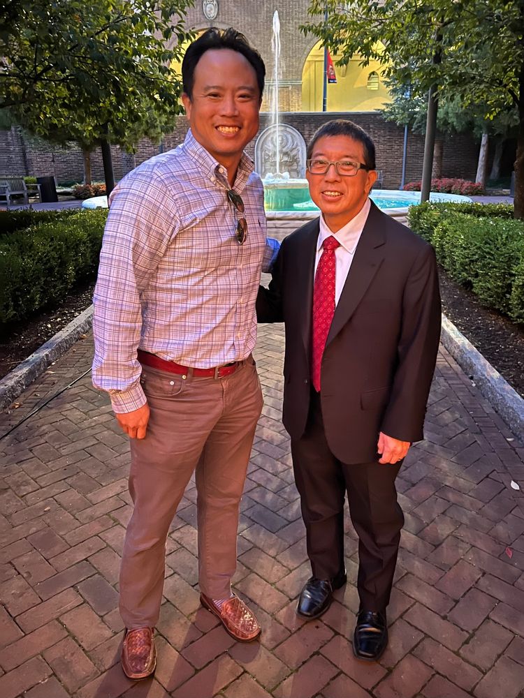 Steve Horii and Bill at the Penn Museum