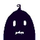 An adorable shadow monster from stardew valley 