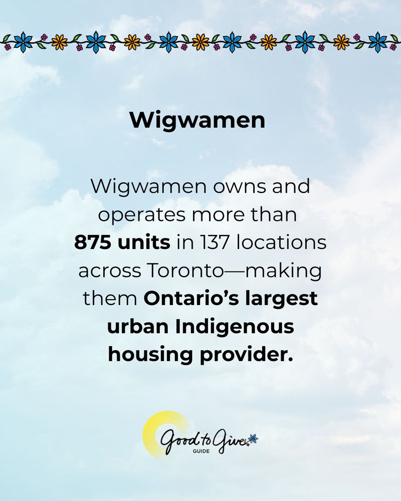 Wigwamen owns and operates more than 875 units in 137 locations across Toronto—making them Ontario’s largest urban Indigenous housing provider. 