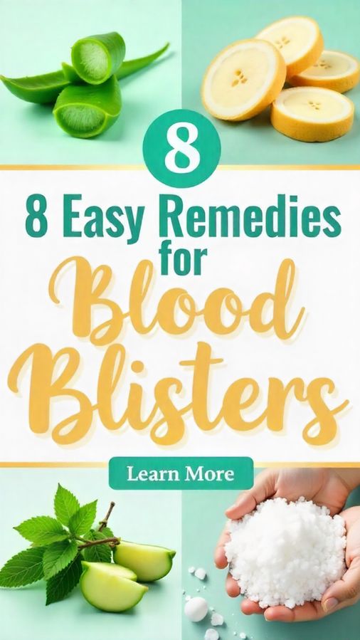 8 Home Remedies for Mouth Blood Blisters"