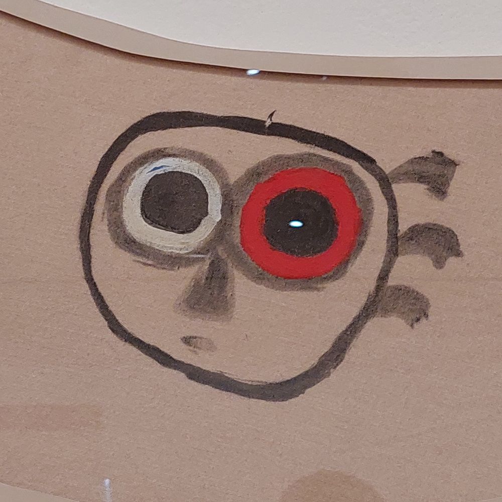 A face by Joan Miró