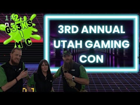 G33kin at the 3rd annual Utah Gaming Con!!!!