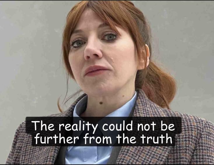 Philomena Cunk summing up. "The reality could not be further from the truth"