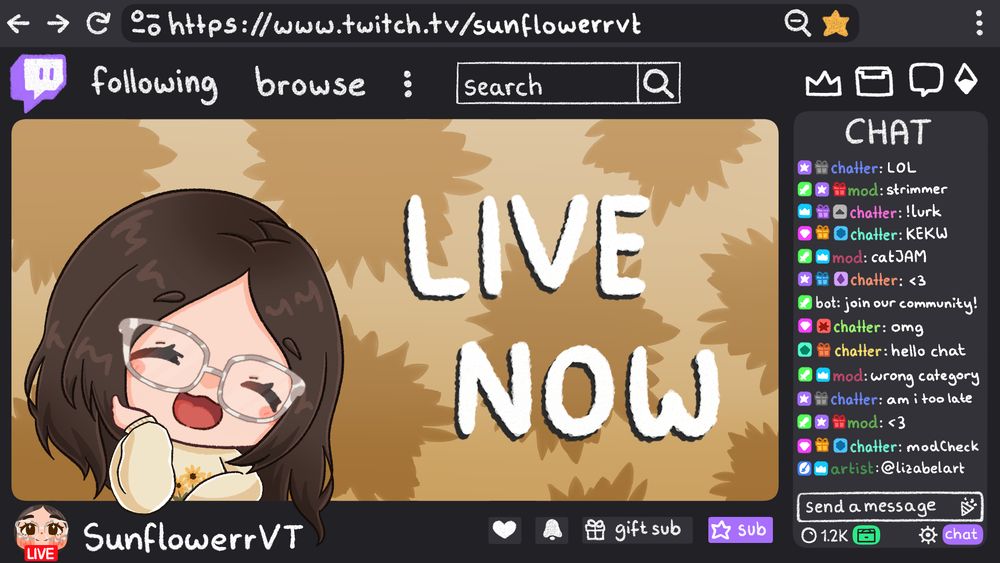 SunflowerrVT - Twitch