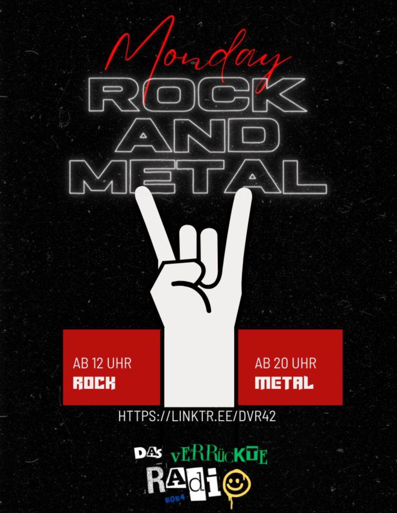 🎸🤘 Rock & Metal Monday im verrückten Radio!