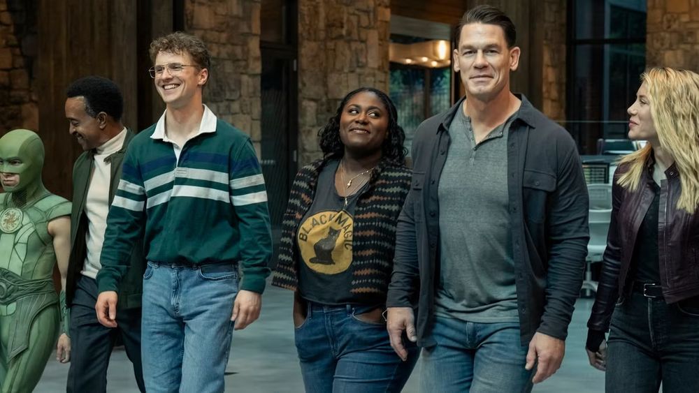 the peacemaker cast walking in a straight line