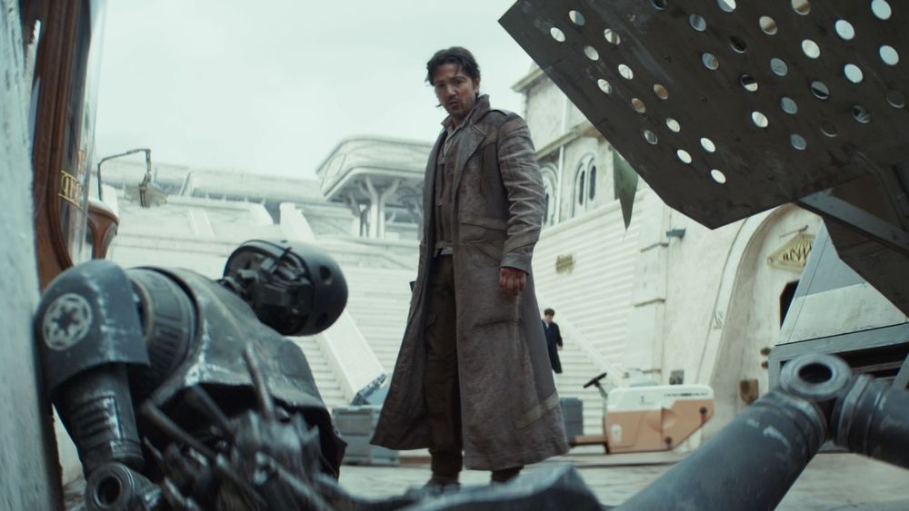 cassian looks at a fallen k2